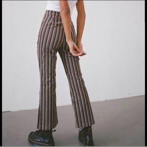 urban outfitters striped corduroy pants